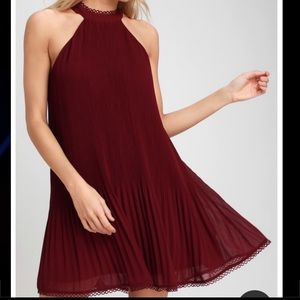 Lulus size XL maroon dress